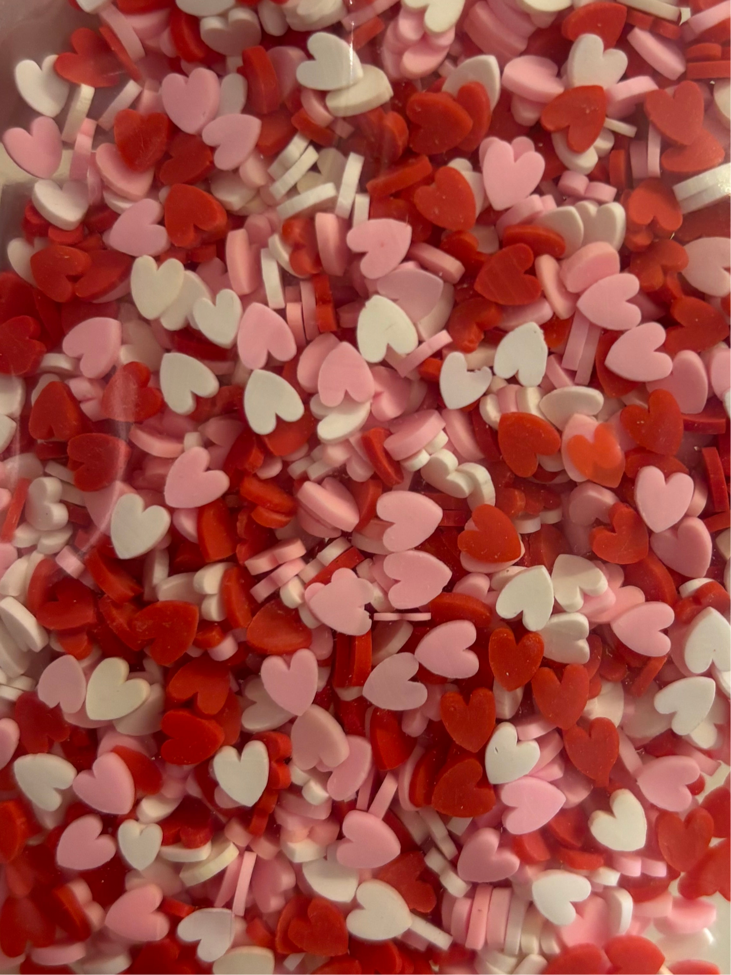 Mixed Hearts - 50g Clay Slices