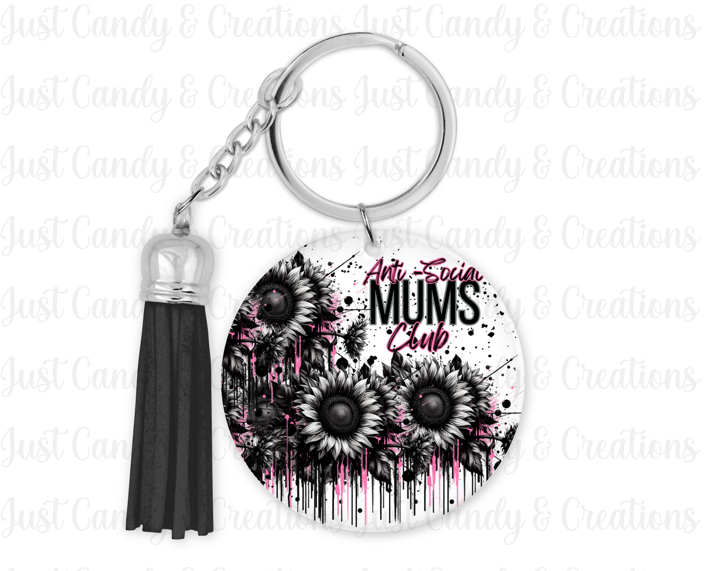 Anti-Social Mums Club - Keychain Decal