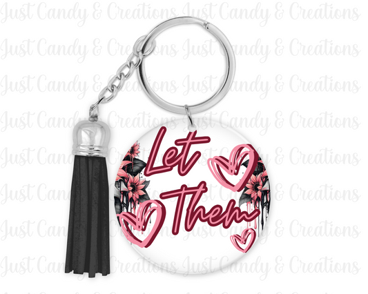 Let Them Pink - Keychain Decal