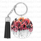 Let Them Pink Floral Keychain Decal