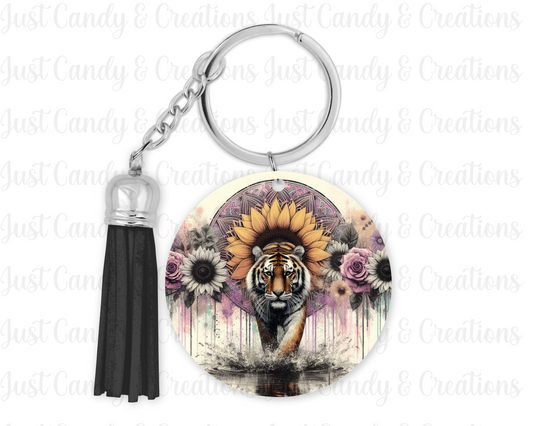 Tiger Keychain Decal