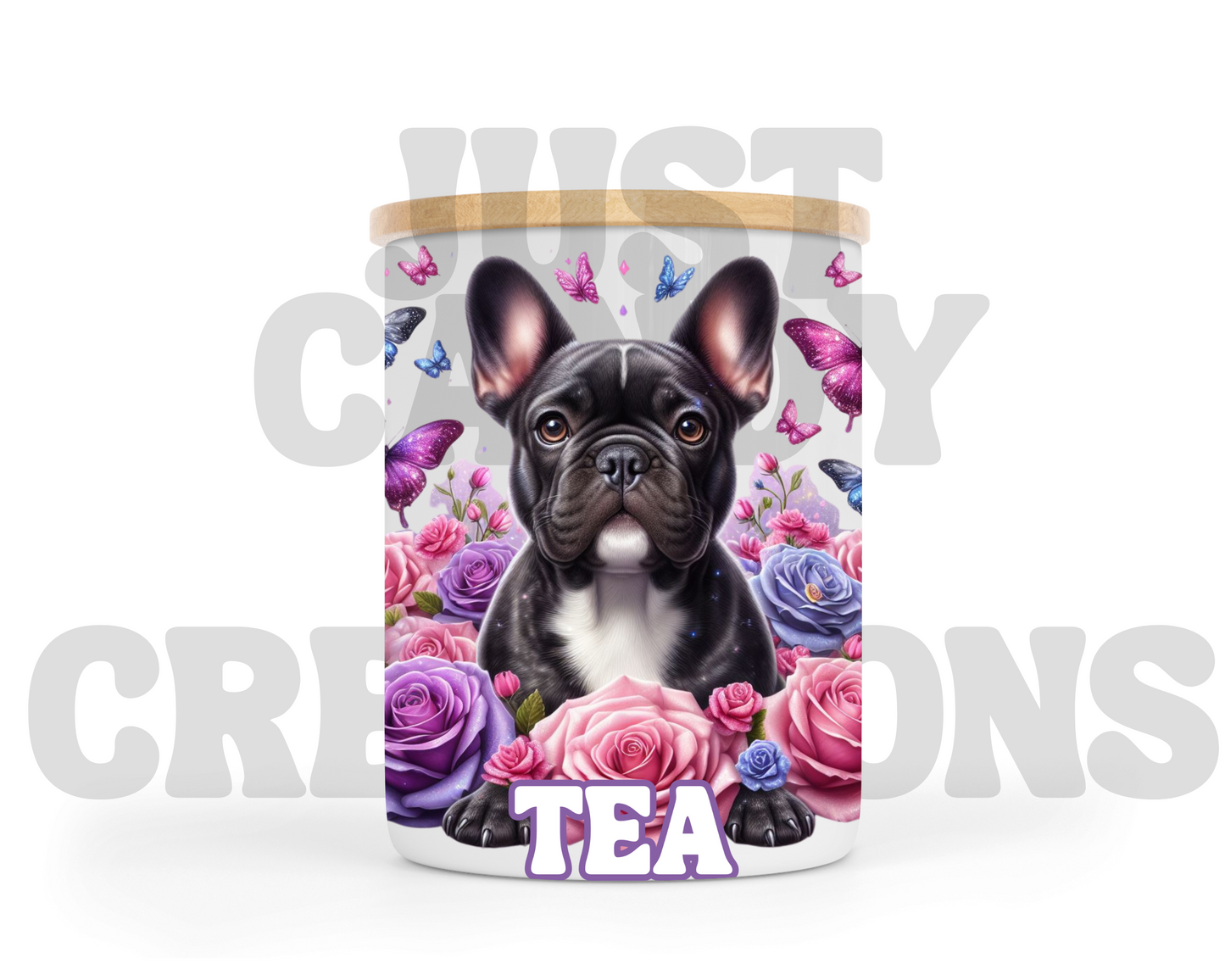 Frenchie Tea UV DTF Decal