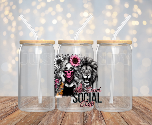 Anti-Social Social Club UV DTF Decal