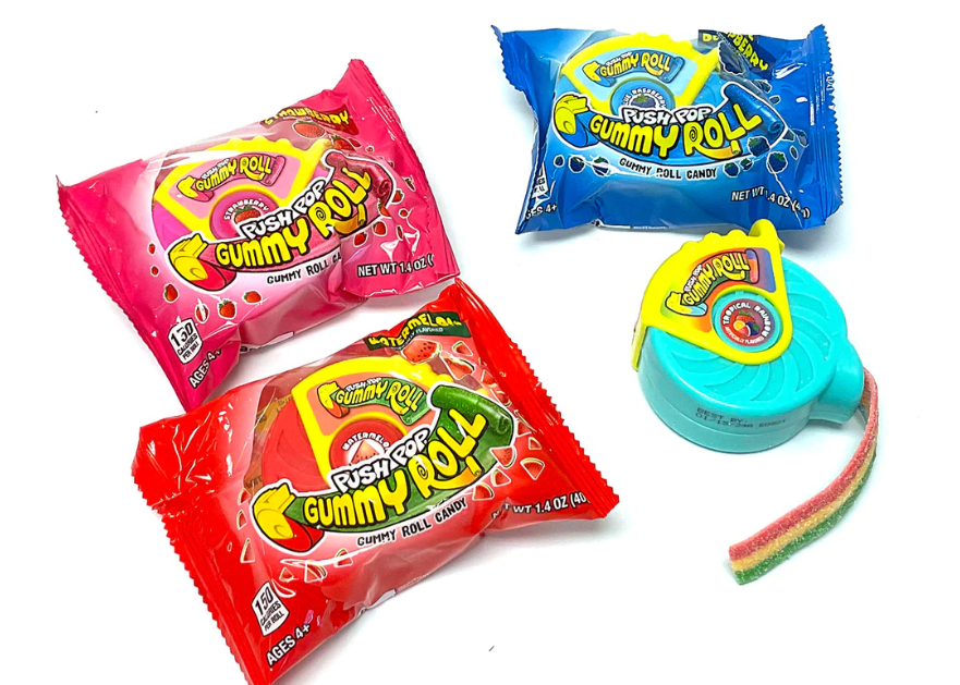 Push Pop Gummy Roll 40g