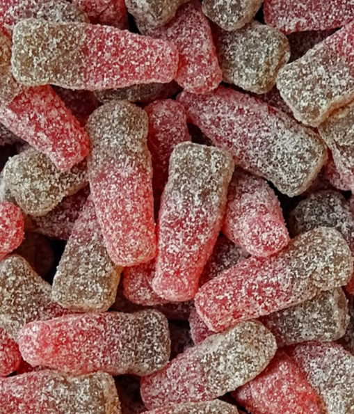 Fizzy Cherry Cola Bottles (UK) (100g)