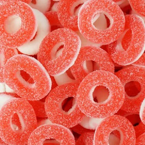 Strawberry Rings (100g)