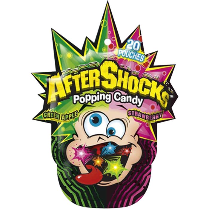Aftershocks Popping Candy Green Apple & Strawberry 30g
